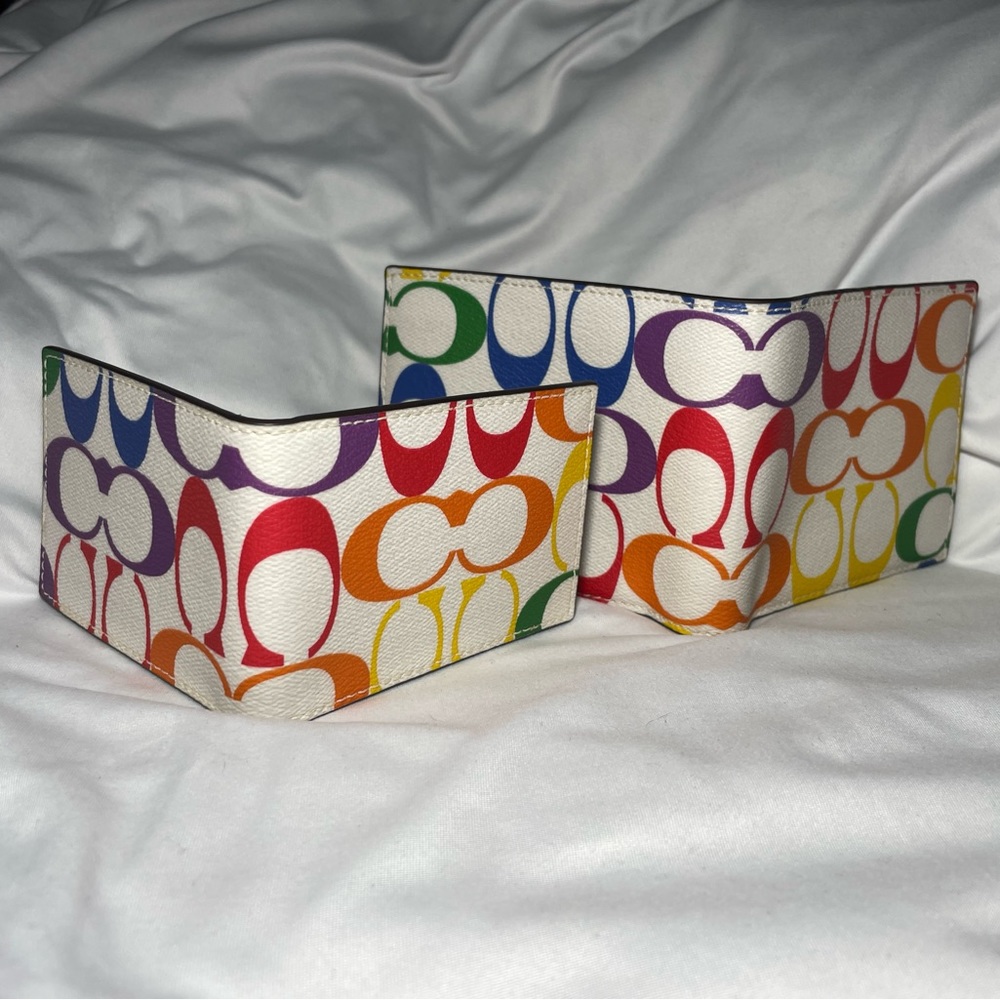 NWT Coach Pride Rainbow Men's 3-1 Wallet
